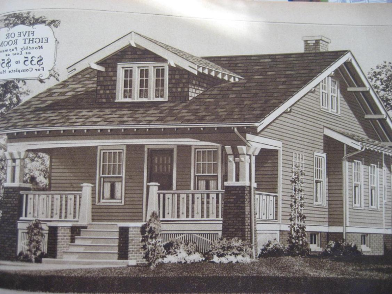 Sears Vallonia, from the 1923 Sears Modern Homes catalog. This was a very popular house.