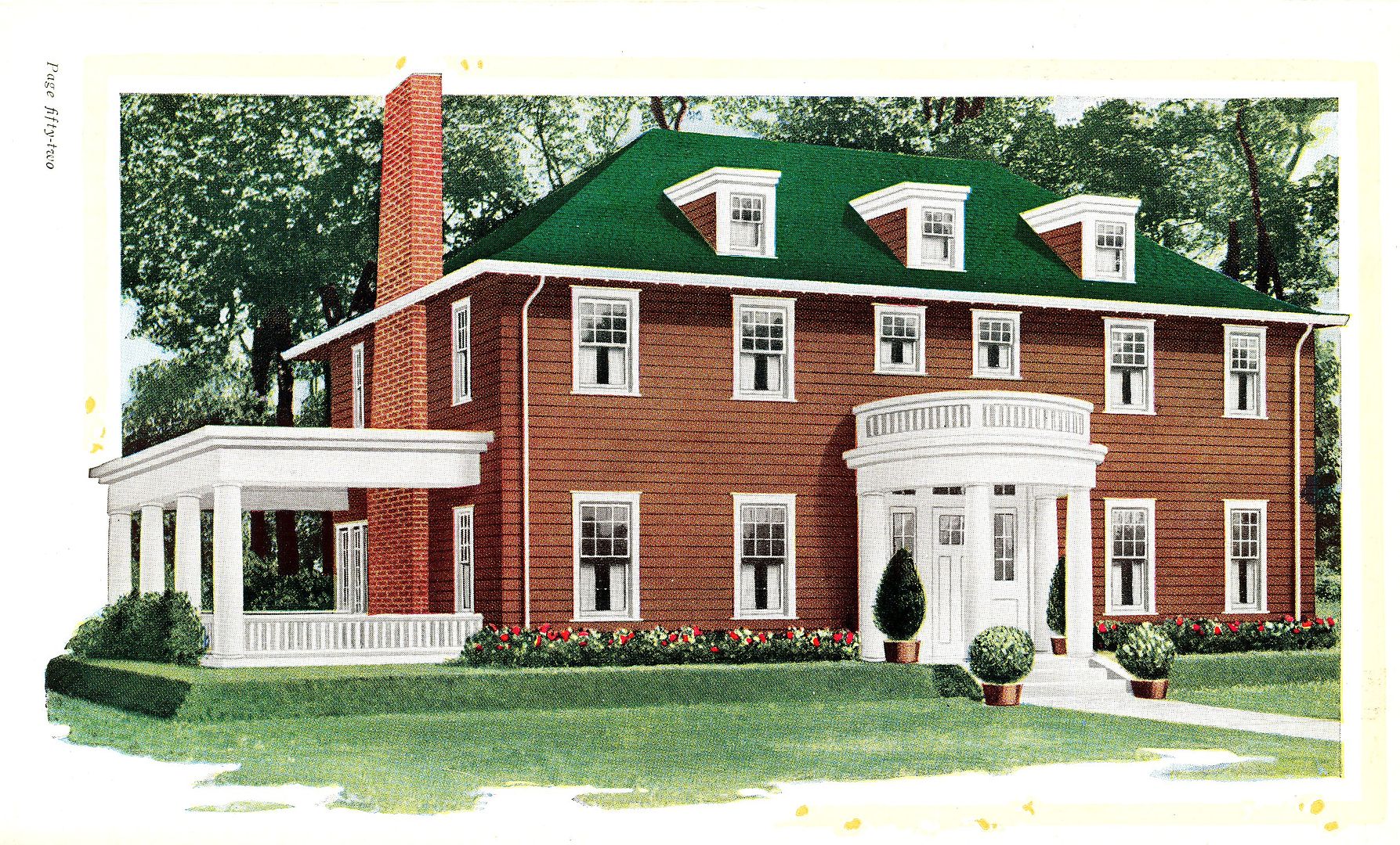 The Aladdin Colonial, as seen in the 1919 Aladdin Homes catalog.