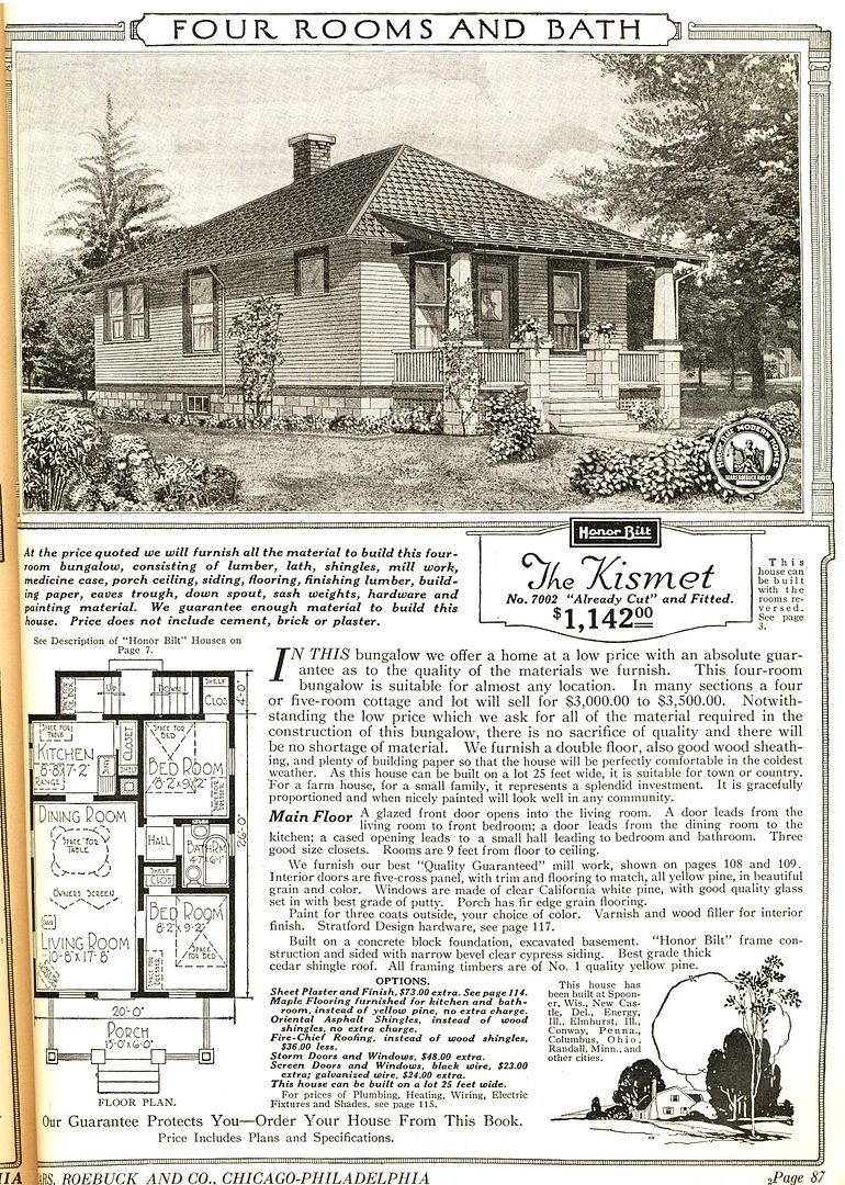 The Victorian fell from favor really quickly and in its place, the diminuitive bungalow became hugely popular. 