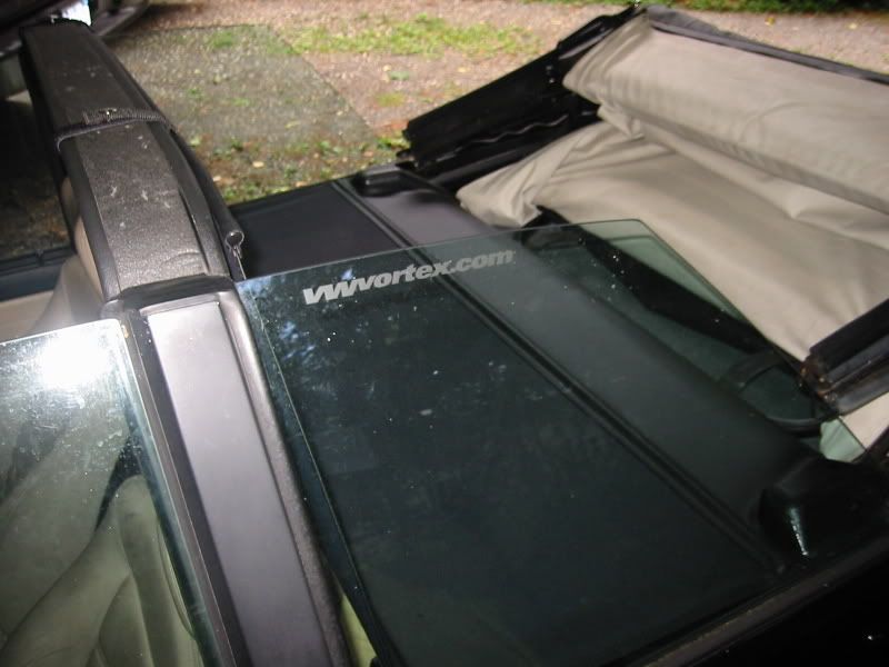 My Homemade Wind Deflector is complete