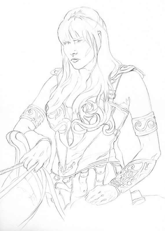 xena warrior princess coloring pages - photo #5