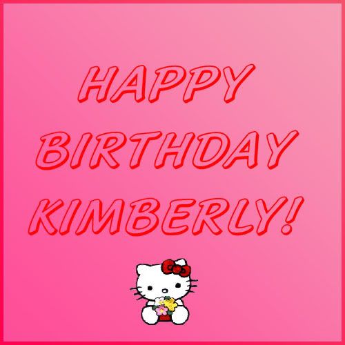 happy birthday kim!