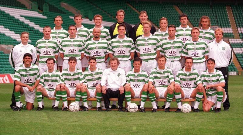 Celtic team line-up 1997-98 - Kerrydale Street