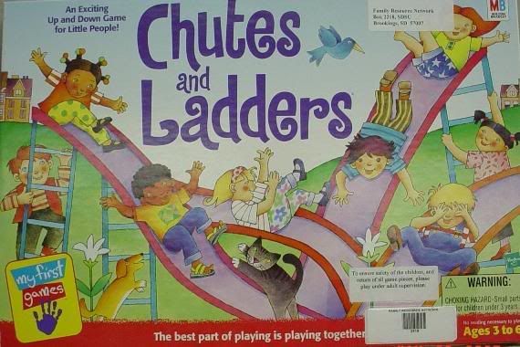  article: the classic kids' game Chutes and Ladders is a re-packaging of 