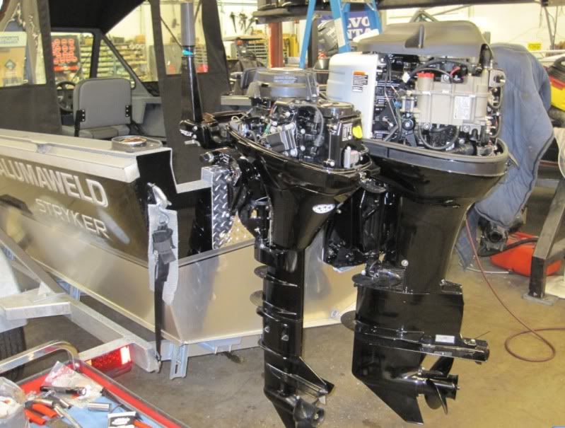 how to put a kicker motor on this boat