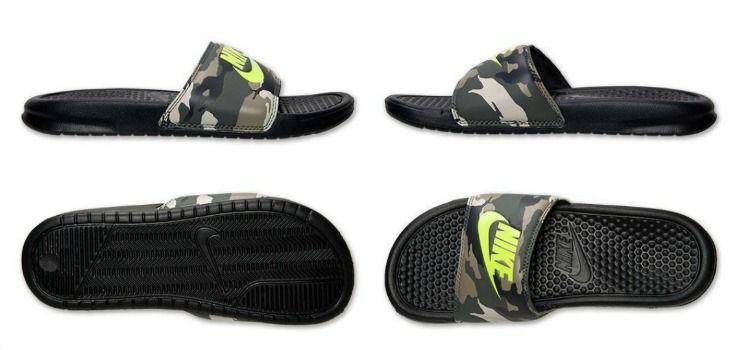 nike slippers camouflage