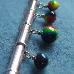 Knit the rainbow!!  Stitch Markers, Set of 5