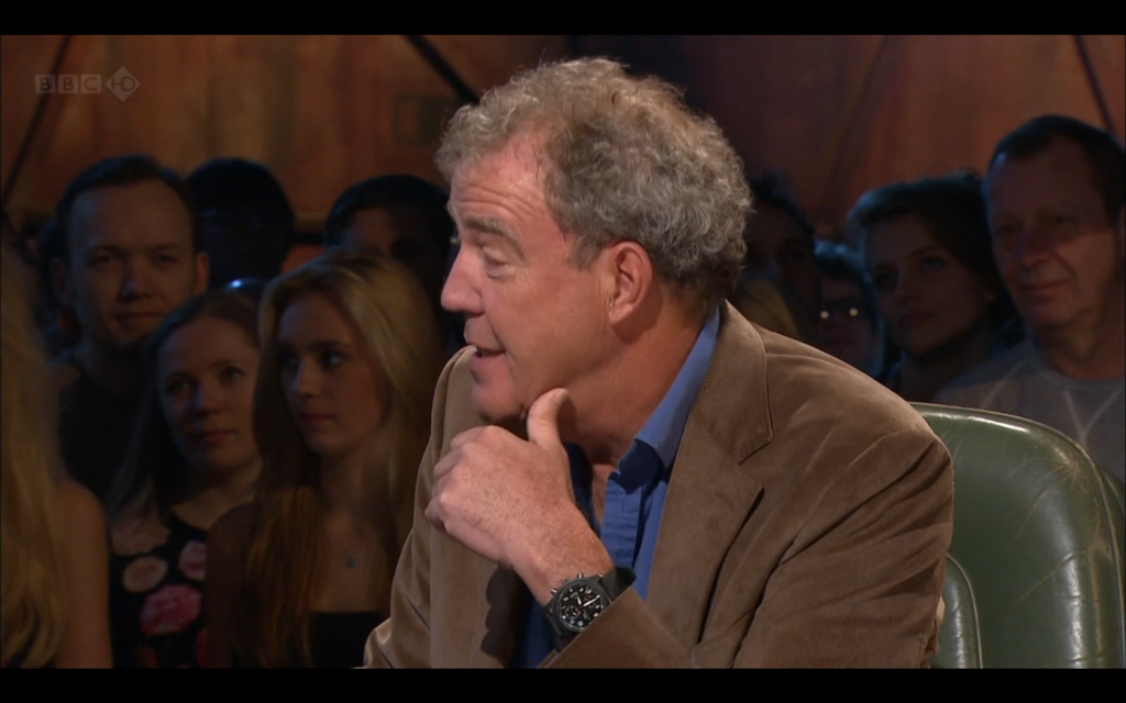 Jeremy Clarkson sporting a new IWC on Top Gear