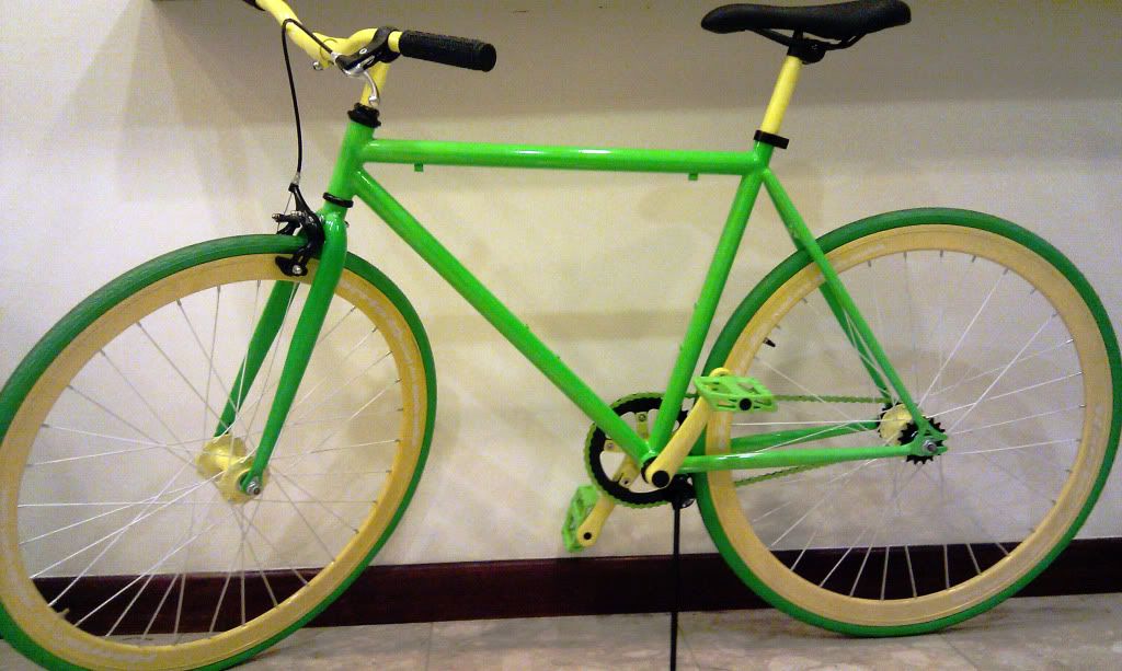 Lime Green Fixie