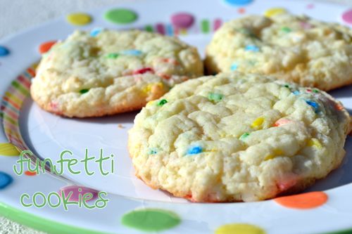 Funfetti Cake Cookies