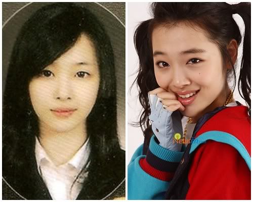 Sulli will be graduating middle school on the 5th, but her photos were 