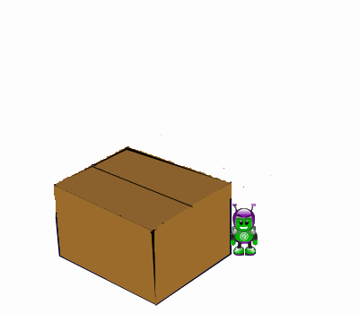 brown box