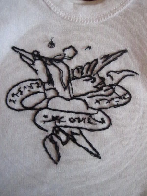 embroidered tshirt