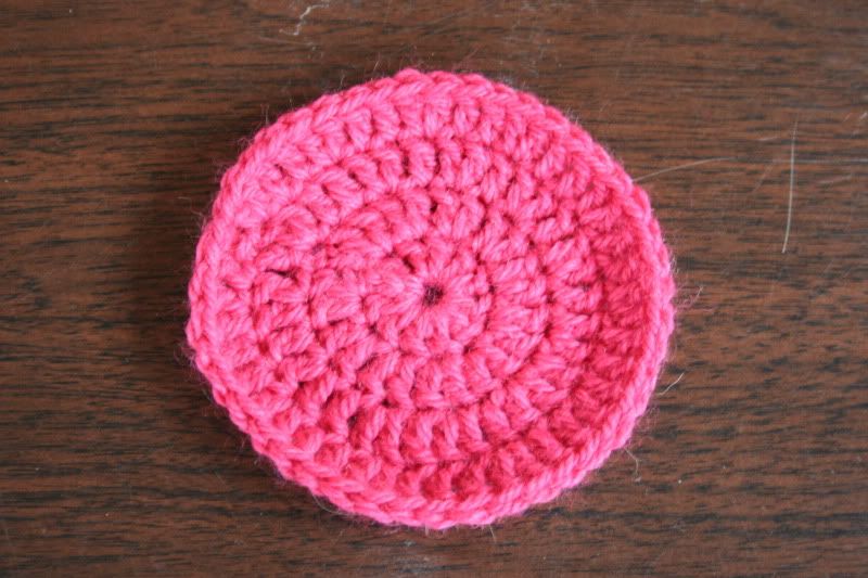 crocheted circle