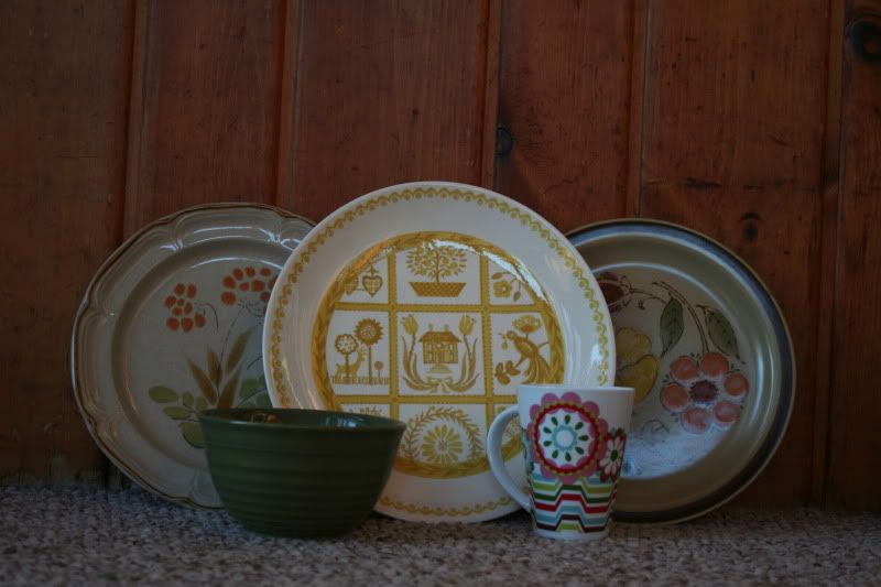 vintage dishes from goodwill st paul, mn