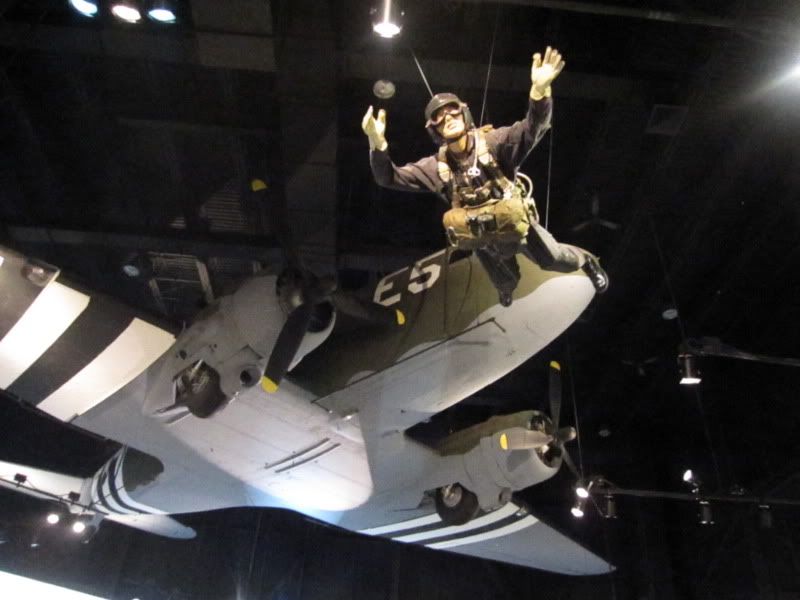 man jumping out of plane airborne museum