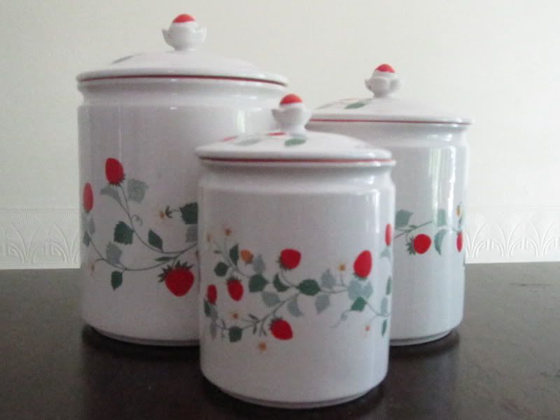 strawberry canisters