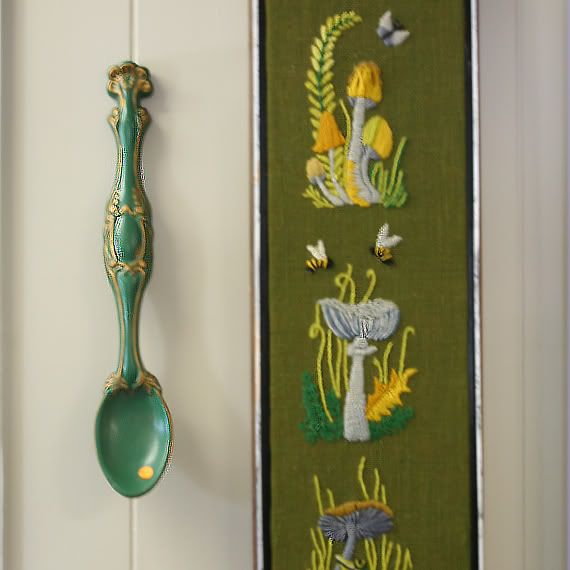 wodden spoon wall hanging vintage gc5 wake forrest