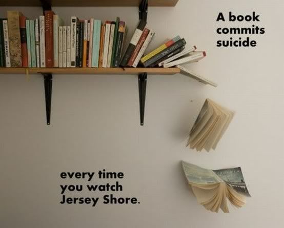 book suicide because of jersey shore