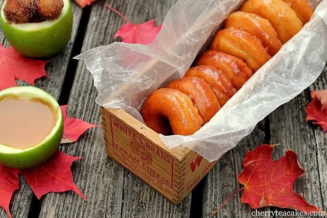 apple cider glazed donuts