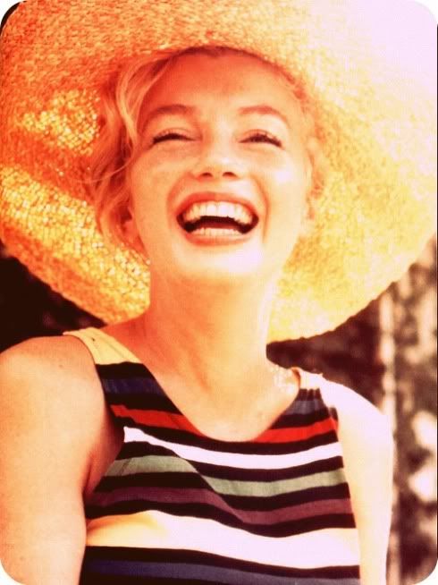 marilyn smiling in the sunshine