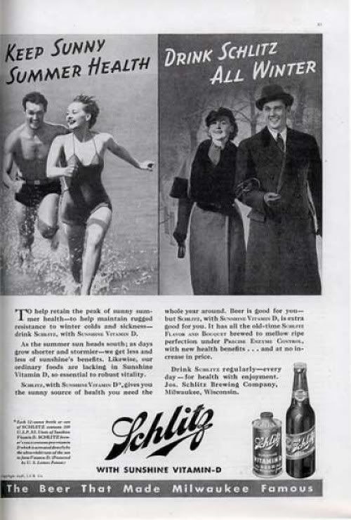 schlitz vintage ad
