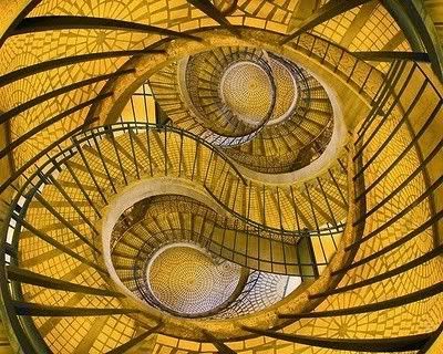 swirling staircase