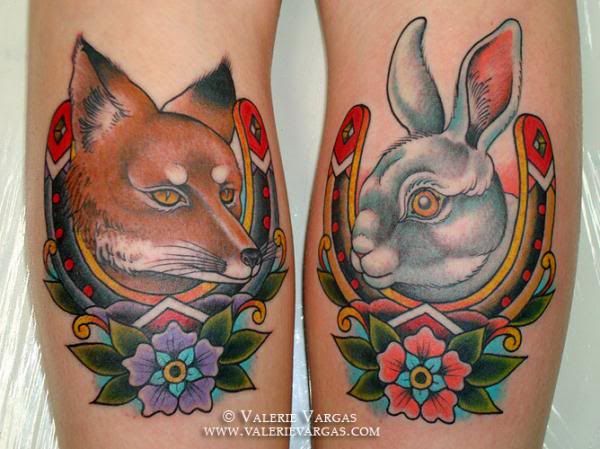 fox and rabbit