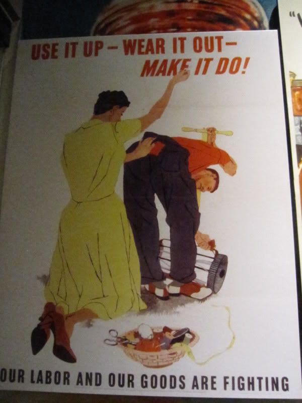 wwii mending poster