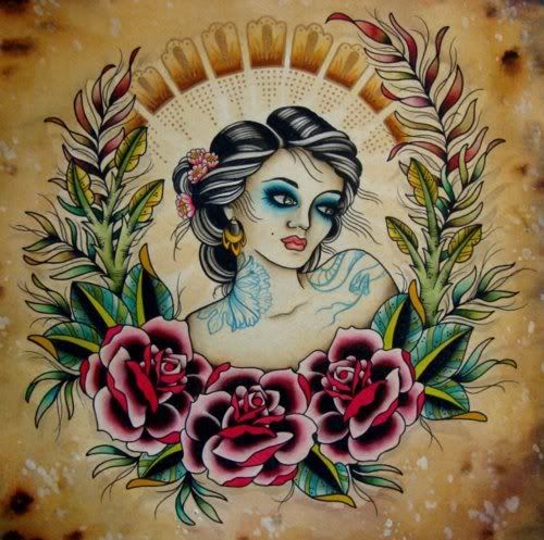 chelsea rhea girl painting tattoo