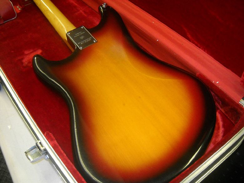 Guitar Blog  1966 67 vintage Yamaha SB 2 bass guitar in sunburst