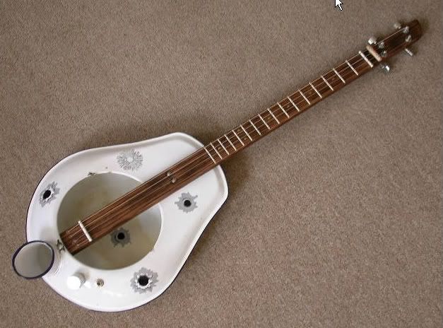 Bedpan guitar