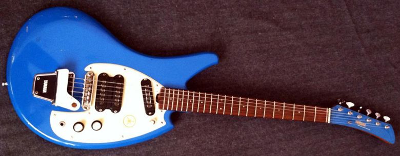 Guitar Blog  Rare 1967 Yamaha SG3C Blue Banana on eBay Australia