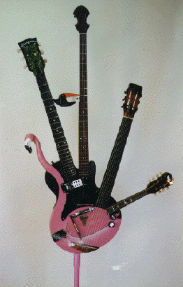 Flamingo guitar