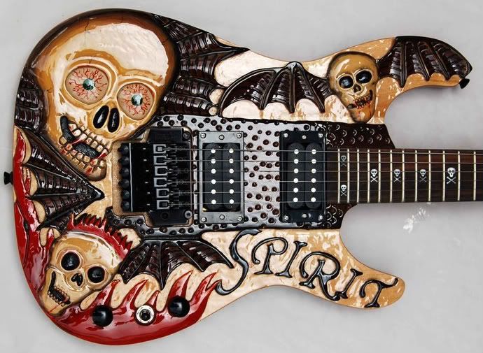 Hideous Halloween Guitar