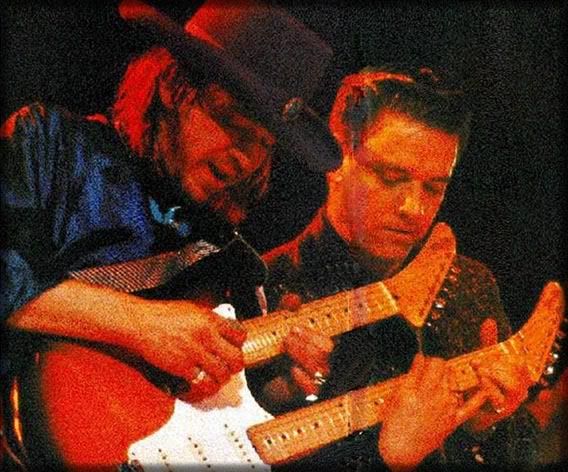 Stevie Ray and Jimmy Vaughan