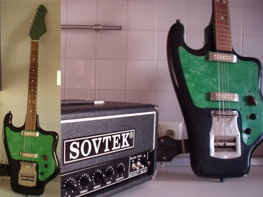 Tonika guitar and Sovtek amp - Russia's finest!