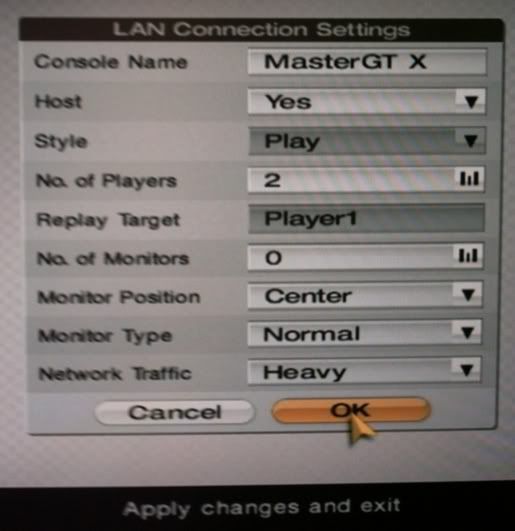 LAN Connection Settings