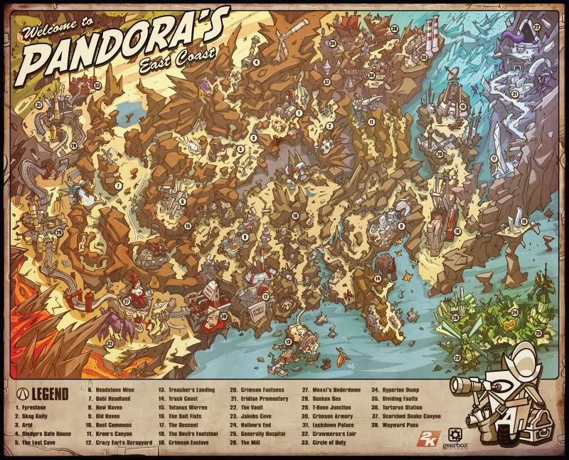 Avatar Pandora Map