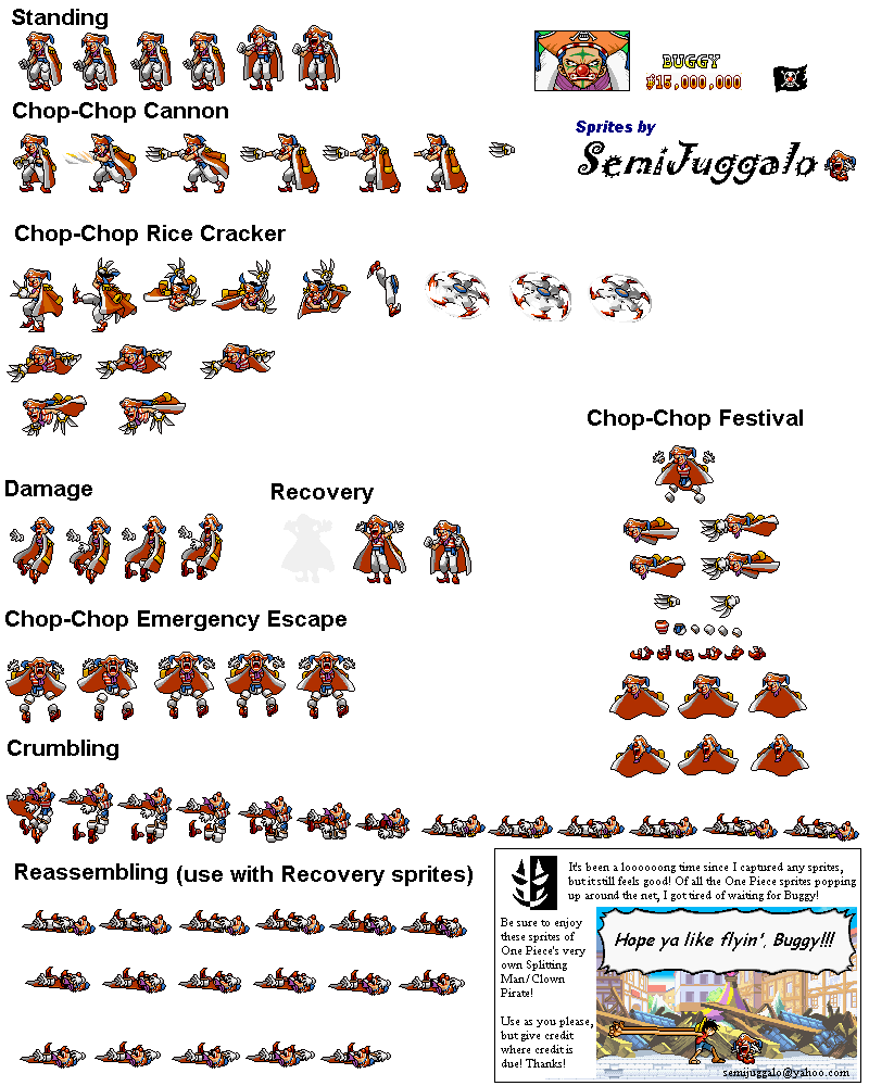 one piece sprites