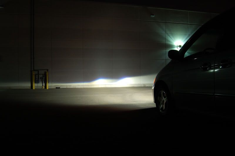 Projector HID lights beam pattern