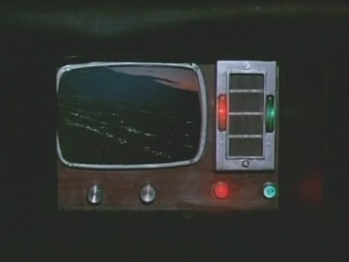 sometimes the other/front TV screen was used  as an insert shot  