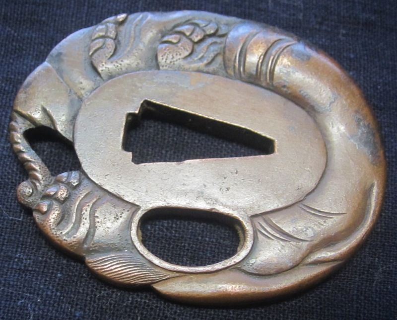 Elephant tsuba