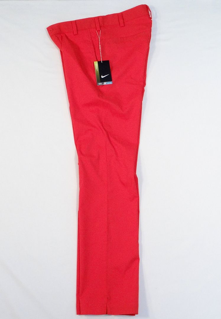 red golf pants nike