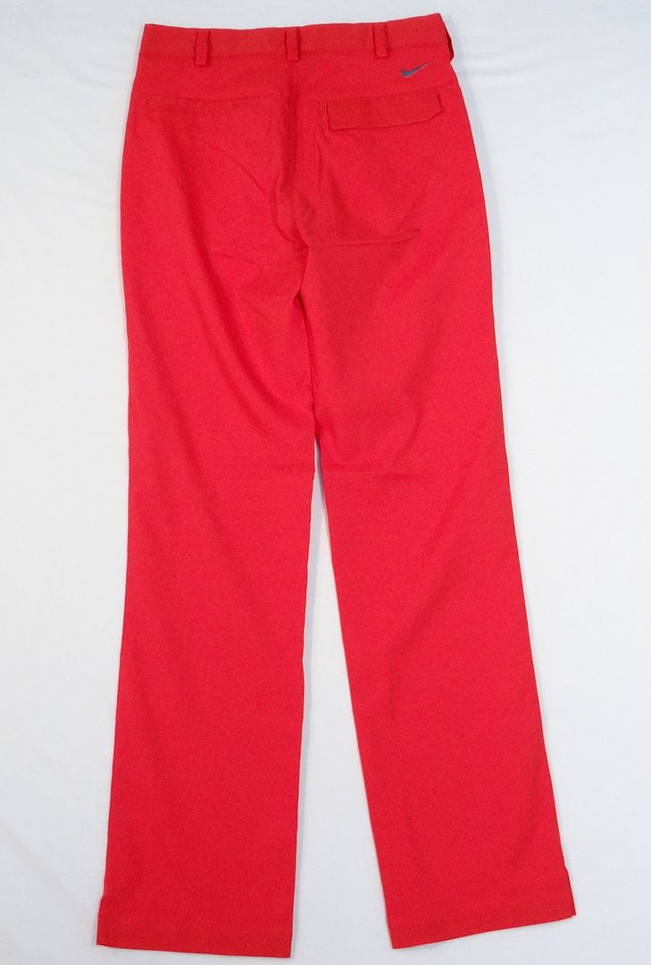 red golf pants nike