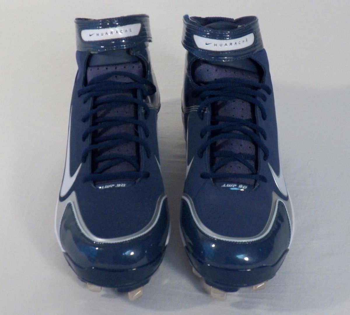 nike huarache blue cleats