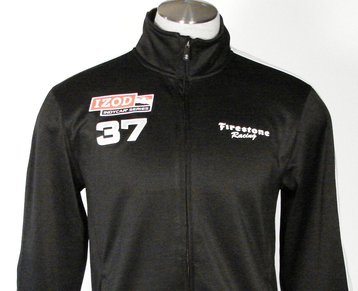 Izod Indycar 37 Firestone Racing Track Jacket NWT 130 eBay