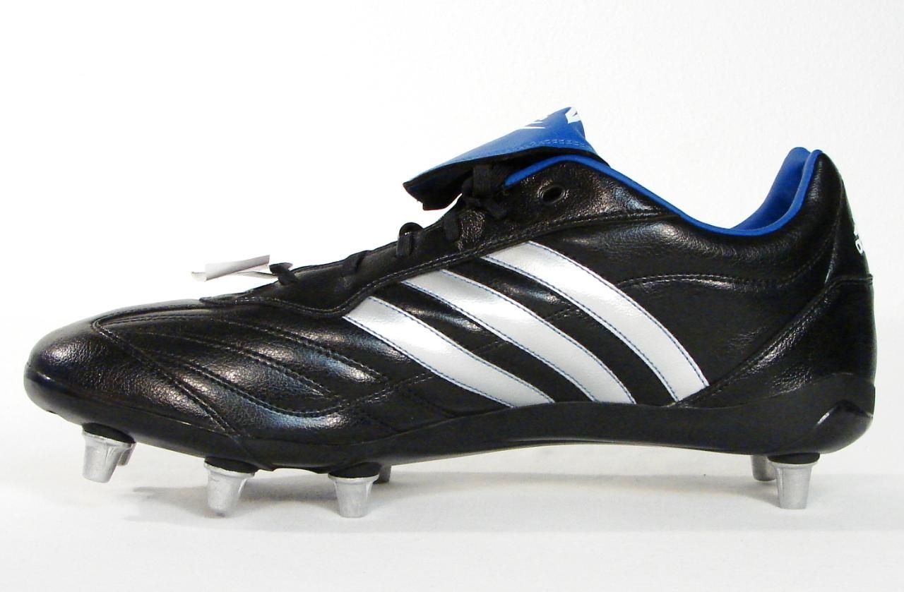 Adidas Regulate IV SG Low Rugby Boots Cleats Black & Silver Mens NWT eBay