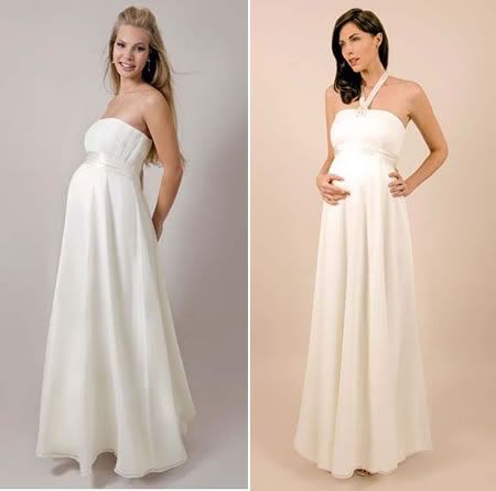 maternity wedding dresses, pregnant gowns