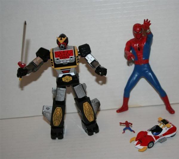 spiderman power rangers